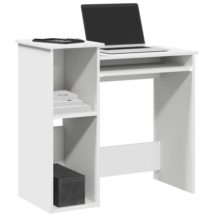 Escritorio con estantes madera contrachapada 84x40x78 cm de , Escritorios - Ref: Foro24-860445, Precio: 75,42 €, Descuento: %