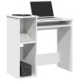 Escritorio con estantes madera contrachapada 84x40x78 cm de , Escritorios - Ref: Foro24-860445, Precio: 75,42 €, Descuento: %