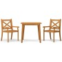 Juego de comedor de jardín 3 piezas madera maciza de acacia de vidaXL, Conjuntos de jardín - Ref: Foro24-3057999, Precio: 256...