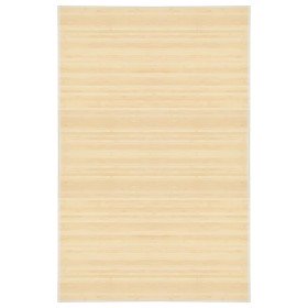 Alfombra de bambú color natural 100x160 cm en Alfombras | Comprar online en Foru.es
