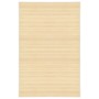 Alfombra de bambú color natural 100x160 cm en Alfombras | Comprar online en Foru.es