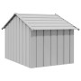 Caseta para perros con techo acero galvanizado 83x130x85 cm de , Casetas para perros - Ref: Foro24-4100916, Precio: 98,54 €, ...