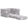 Sofá cama infantil felpa suave gris claro con estrellas de , Mobiliario para bebés y niños pequeños - Ref: Foro24-4104784, Pr...