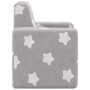 Sofá para niños felpa suave gris claro con estrellas de , Mobiliario para bebés y niños pequeños - Ref: Foro24-4104790, Preci...