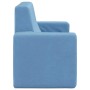 Sofá para niños de 2 plazas de felpa suave azul de , Mobiliario para bebés y niños pequeños - Ref: Foro24-4104800, Precio: 47...