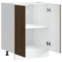 Mueble bajo para fregadero Kalmar roble marrón 60x46x81,5 cm de , Armarios de cocina - Ref: Foro24-853444, Precio: 80,67 €, D...