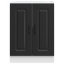 Mueble bajo para fregadero Kalmar negro 60x46x81,5 cm de , Armarios de cocina - Ref: Foro24-853438, Precio: 76,29 €, Descuent...