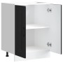 Mueble bajo para fregadero Kalmar negro 60x46x81,5 cm de , Armarios de cocina - Ref: Foro24-853438, Precio: 76,29 €, Descuent...