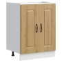 Mueble bajo para fregadero Kalmar roble artesanal 60x46x81,5 cm de , Armarios de cocina - Ref: Foro24-853446, Precio: 84,63 €...