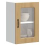 Armario pared cocina puerta de cristal Kalmar roble artesanal de , Armarios de cocina - Ref: Foro24-853536, Precio: 58,82 €, ...