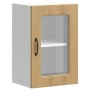 Armario pared cocina puerta de cristal Kalmar roble artesanal de , Armarios de cocina - Ref: Foro24-853536, Precio: 58,82 €, ...