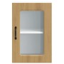 Armario pared cocina puerta de cristal Kalmar roble artesanal de , Armarios de cocina - Ref: Foro24-853536, Precio: 58,82 €, ...
