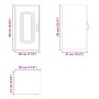 Mueble de pared de cocina Kalmar madera ingeniería sonoma gris de , Armarios de cocina - Ref: Foro24-853543, Precio: 51,26 €,...