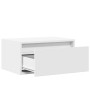 Mesitas de noche de pared con luces LED 2 unidades blanco de , Muebles TV - Ref: Foro24-860212, Precio: 92,96 €, Descuento: %