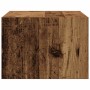 Mesita de noche de pared con luces LED madera antigua de , Muebles TV - Ref: Foro24-860225, Precio: 54,32 €, Descuento: %