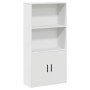 Estantería de madera de ingeniería blanca 60x24x120 cm de , Librerías y estanterías - Ref: Foro24-860418, Precio: 72,72 €, De...