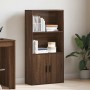 Estantería de madera de ingeniería marrón roble 60x24x120 cm de , Librerías y estanterías - Ref: Foro24-860424, Precio: 70,89...