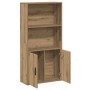 Estantería de madera de ingeniería roble artisan 60x24x120 cm de , Librerías y estanterías - Ref: Foro24-860426, Precio: 76,4...