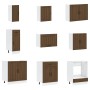 Mueble cocina Lucca roble marrón 14 pzas madera contrachapada de , Armarios de cocina - Ref: Foro24-3314988, Precio: 1,00 €, ...