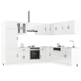 Mueble cocina Lucca blanco brillo 14 pzas madera contrachapada de , Armarios de cocina - Ref: Foro24-3314983, Precio: 1,00 €,...