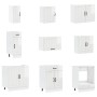 Mueble cocina Lucca blanco brillo 14 pzas madera contrachapada de , Armarios de cocina - Ref: Foro24-3314983, Precio: 1,00 €,...