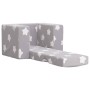 Sofá cama infantil felpa suave gris claro con estrellas de , Mobiliario para bebés y niños pequeños - Ref: Foro24-4104802, Pr...
