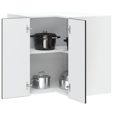Armario cocina esquina de pared Kalmar madera ingeniería negra de , Armarios de cocina - Ref: Foro24-853618, Precio: 84,88 €,...
