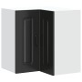 Armario cocina esquina de pared Kalmar madera ingeniería negra de , Armarios de cocina - Ref: Foro24-853618, Precio: 84,88 €,...