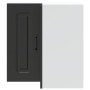 Armario cocina esquina de pared Kalmar madera ingeniería negra de , Armarios de cocina - Ref: Foro24-853618, Precio: 84,88 €,...