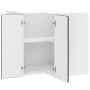 Armario cocina esquina de pared Kalmar madera ingeniería negra de , Armarios de cocina - Ref: Foro24-853618, Precio: 84,88 €,...