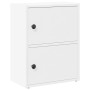 Estantería de madera de ingeniería blanca 40x24x52 cm de , Librerías y estanterías - Ref: Foro24-860355, Precio: 42,16 €, Des...
