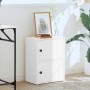 Estantería de madera de ingeniería blanca 40x24x52 cm de , Librerías y estanterías - Ref: Foro24-860355, Precio: 42,16 €, Des...