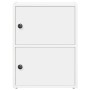 Estantería de madera de ingeniería blanca 40x24x52 cm de , Librerías y estanterías - Ref: Foro24-860355, Precio: 42,16 €, Des...