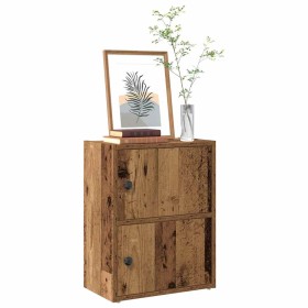 Estantería madera de ingeniería color envejecido 40x24x52 cm de , Librerías y estanterías - Ref: Foro24-860362, Precio: 40,35...