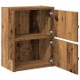 Estantería madera de ingeniería color envejecido 40x24x52 cm de , Librerías y estanterías - Ref: Foro24-860362, Precio: 40,35...