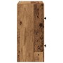 Estantería madera de ingeniería color envejecido 40x24x52 cm de , Librerías y estanterías - Ref: Foro24-860362, Precio: 40,35...
