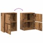 Estantería madera de ingeniería color envejecido 40x24x52 cm de , Librerías y estanterías - Ref: Foro24-860362, Precio: 40,35...