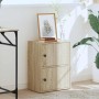 Estantería de madera de ingeniería roble sonoma 40x24x52 cm de , Librerías y estanterías - Ref: Foro24-860357, Precio: 40,99 ...