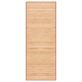 Alfombra de bambú marrón 80x200 cm en Alfombras | Comprar online en Foru.es