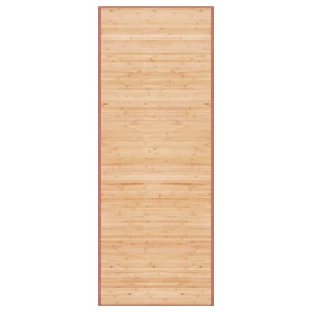 Alfombra de bambú marrón 80x200 cm en Alfombras | Comprar online en Foru.es