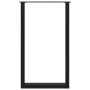 Patas de mesa de centro forma U 2uds acero negro 60x(100-101)cm de , Patas para mesas - Ref: Foro24-4013236, Precio: 138,62 €...