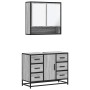 Set de muebles de baño 2 pzas madera contrachapada gris sonoma de , Muebles de baño - Ref: Foro24-3300933, Precio: 205,89 €, ...