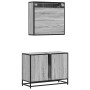 Set de muebles de baño 2 pzas madera contrachapada gris sonoma de , Muebles de baño - Ref: Foro24-3300933, Precio: 205,89 €, ...