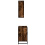 Set de muebles baño 2 pzas madera contrachapada roble ahumado de , Muebles de baño - Ref: Foro24-3300927, Precio: 169,73 €, D...