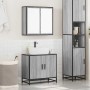 Set de muebles de baño 2 pzas madera contrachapada gris sonoma de , Muebles de baño - Ref: Foro24-3300888, Precio: 141,56 €, ...