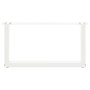 Patas de mesa de centro forma U 2uds acero blanco 70x(30-31) cm de , Patas para mesas - Ref: Foro24-4013145, Precio: 62,33 €,...