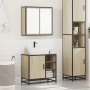 Set de muebles de baño 2 pzas madera contrachapada roble Sonoma de , Muebles de baño - Ref: Foro24-3300906, Precio: 153,27 €,...