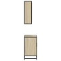Set de muebles de baño 2 pzas madera contrachapada roble Sonoma de , Muebles de baño - Ref: Foro24-3300906, Precio: 153,27 €,...