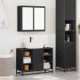 Juego de muebles de baño 2 pzas madera contrachapada negro de , Muebles de baño - Ref: Foro24-3300910, Precio: 157,36 €, Desc...