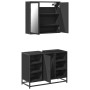 Juego de muebles de baño 2 pzas madera contrachapada negro de , Muebles de baño - Ref: Foro24-3300910, Precio: 157,36 €, Desc...